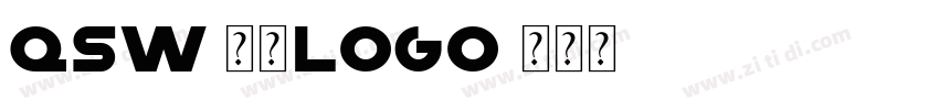 QSW 日文LOGO字体转换